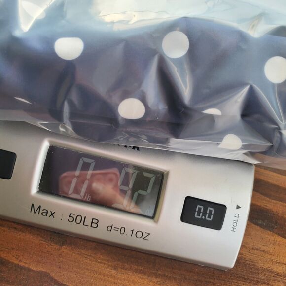 Lands End Swimsuit One Piece Womens XL 18 Navy Polka dot full coverage modest - Picture 8 of 8